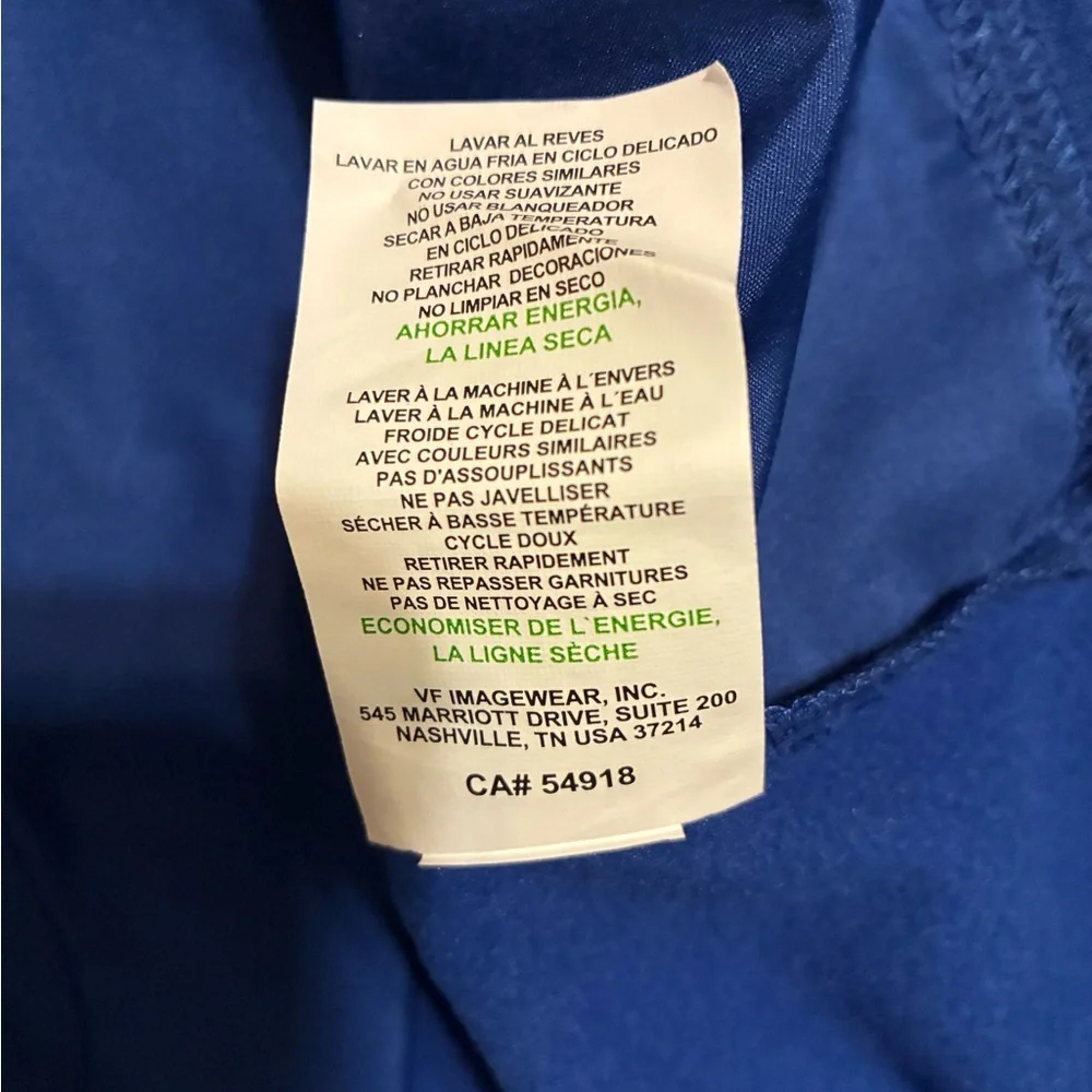 New York Giants by Majestic ThermaBase Hoodie Jacket Medium NFL Full Zip Gameday